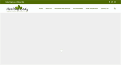 Desktop Screenshot of healthyagingbody.com